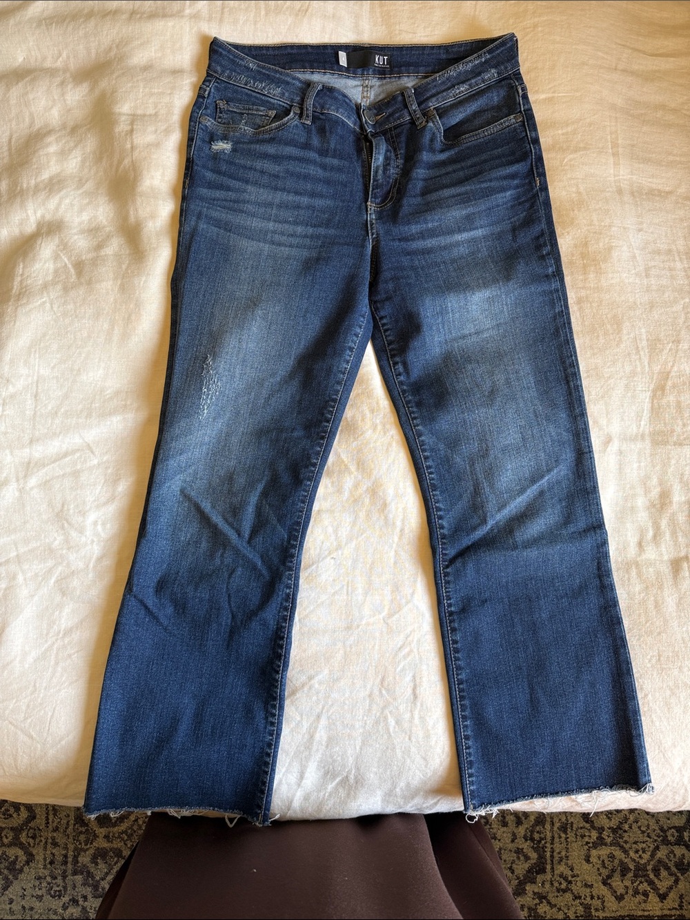 Kut from the Kloth Dark Blue Flare Jeans